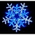 NEON-NIGHT (501-531) Фигура "Снежинка"  {LED с контролером, светодиодная, белая/синяя,  60*60 см }