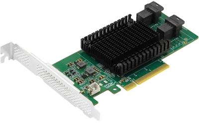 Сетевой адаптер PCIe3.0 x8 to Dual-port U.2 NVMe (Marvell 88NR2241) LR-LINK