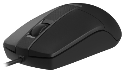 Мышь A4Tech OP-330S черный оптическая (1000dpi) silent USB (3but)