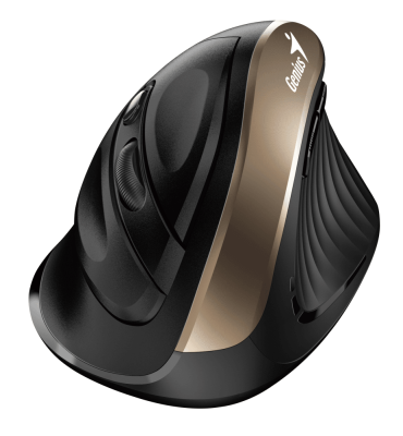 Мышь беспроводная вертикальная Genius Ergo 8250S Black vertical (2400dpi, USB) (31030031400)