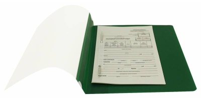 Папка-скоросшиватель Бюрократ Люкс -PSL20A5RED A5 прозрач.верх.лист пластик красный 0.14/0.18