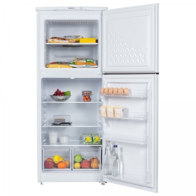 Холодильник Бирюса 553 белый двухкамерный 160/70л морозилка сверху автоматическое оттаивание