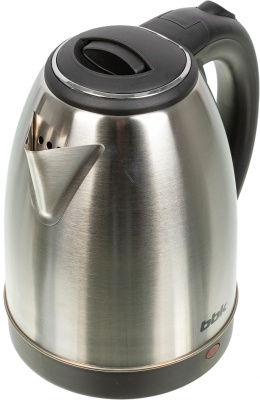 Чайник электрический BBK EK1760S 1.7л. 2200Вт серебристый/черный (корпус: нержавеющая сталь/пластик)