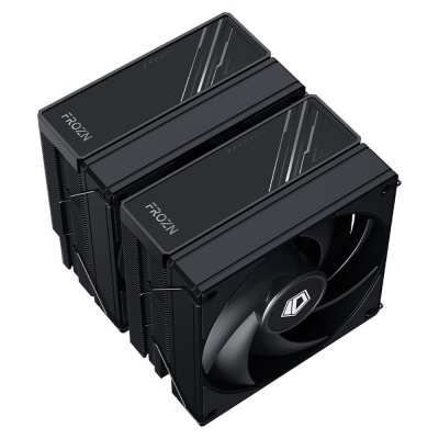 Кулер для процессора ID-COOLING FROZN A620 BLACK LGA1700/1200/115X/AM5/AM4 (6шт/кор, TDP 270W, PWM, черный, 6 тепл.трубок + медная база, FAN 120mm) RET (FROZN A620 BLACK)