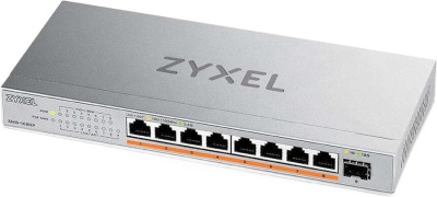 Коммутатор Zyxel XMG-108HP-EU0101F 8x2.5Гбит/с 1SFP+ 8PoE++ 100W неуправляемый