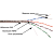 Кабель TWT UTP, серии XS, 4 пары, Кат.5e, PVC, серый, 100 метров (TWT-5EUTP-XS/100)