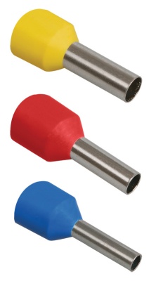 Наконечник IEK Е 16-12 16мм2 дл.22.4мм зеленый/серый (упак.:100шт) (UGN10-016-08-12)