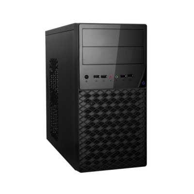 Exegate EX284032RUS Корпус Minitower BA-203U Black, mATX, <без БП>, 2*USB+1*USB3.0, Audio