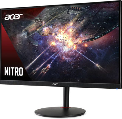 Монитор 27'' ACER Nitro XV272UV3bmiiprx,ZeroFrame,Black,16:9,IPS,2560x1440,1/0,5ms,350,400HDR Peakcd,180Hz,2xHDMI(2.0)+1xDP(1.2)+AudioOut,Speakers 2Wx2,sync:FreeSync Premium,hdr:HDR 400,H.Adj.120,DE:Delta E<1 (UM.HX2EE.307)