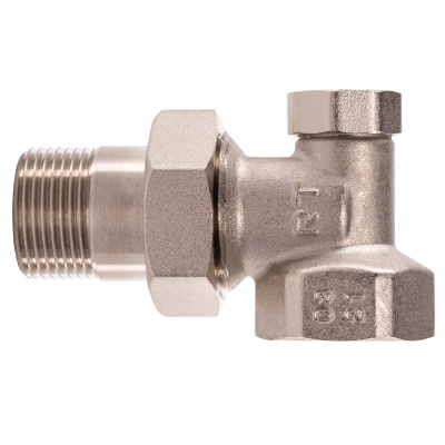 Вентиль на обратную подводку угловой 3/4'