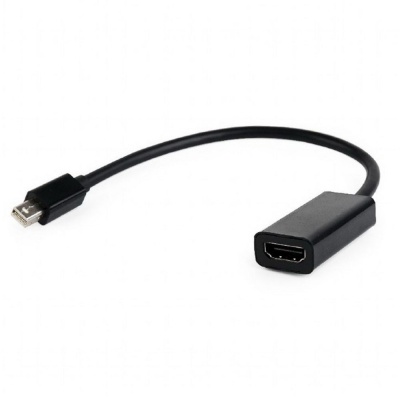Cablexpert Переходник miniDisplayPort - HDMI, 20M/19F, кабель 15см, черный, пакет (A-mDPM-HDMIF-02)