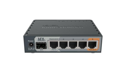 Маршрутизатор 10/100/1000M 5PORT HEX S RB760IGS MIKROTIK