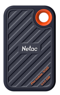 Ssd накопитель Netac ZX20 512GB USB 3.2 Gen 2 Type-C External SSD, R/W up to 2000MB/1800MB/s, with USB C to A cable and 20Gbps USB C to C cable 5Y wty (NT01ZX20-512G-32BL)