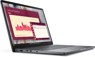 Ноутбук Dell Pro 14 Core 7 250U 14,0" FullHD+300nit AG,300 nit,32 GB DDR5 (2x16GB),1TB SSD,Intel graphics,3 cell 55 Wh,Backlit,FPR,Thunderbolt, ,Linux,1,37kg,2y,KB Eng