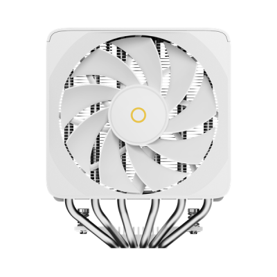 Кулер для процессора Ocypus Delta A62 EX WH Digital, 2x120мм ARGB FAN, Top Display Panel, 6 HEAT PIPES, 4-PIN PWM, 600-1800 RPM, 31DBA, HYDRO BEARING, LGA115X/1200/1700/18XX, AM4/AM5