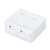 Rexant (03-0251) Корпус настенной розетки под 2 модуля Keystone Jack белый