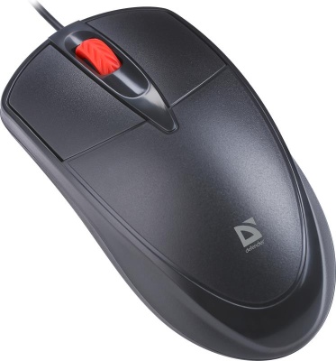 Мышка USB OPTICAL MB-057 BLACK 52057 ICON DEFENDER