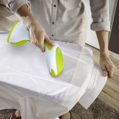 Отпариватель ручной Kitfort КТ-9107 1200Вт белый/салатовый