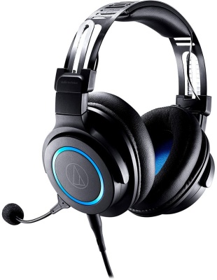 Наушники с микрофоном Audio-Technica ATH-G1 черный/синий 2м мониторные оголовье (80000808)