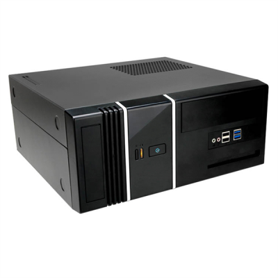 Корпус Slim Case InWin BK623  Black 400W 2*USB2.0+2*USB3.0 Audio mATX (6132049)