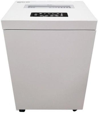 Шредер Office Kit S500 (2х15) белый (секр.P-5)/фрагменты/17лист./50лтр./скрепки/скобы/пл.карты/CD