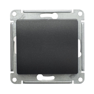 Systeme electric GSL000715 GLOSSA Нажимная КНОПКА, сх.1, 10АХ, механизм, АНТРАЦИТ