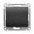 Systeme electric GSL000715 GLOSSA Нажимная КНОПКА, сх.1, 10АХ, механизм, АНТРАЦИТ