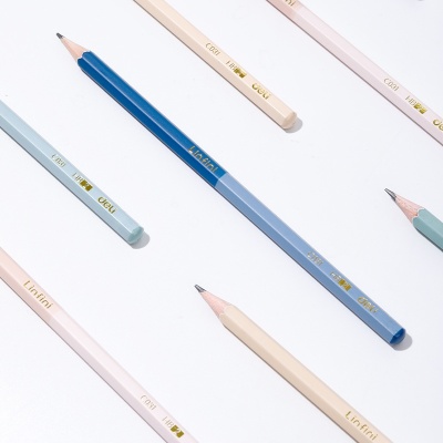 Карандаш ч/г Deli EC031-HB HB ассорти 4цв. (12шт)