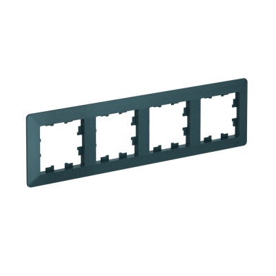 ATLASDESIGN AIR 4-постовая РАМКА, ИЗУМРУД/дымчатый черный