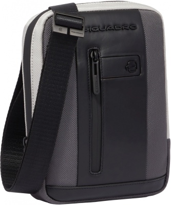 Сумка Piquadro Brief2 Special CA3084BR2S/GRN серый/черный нейлон/натур.кожа
