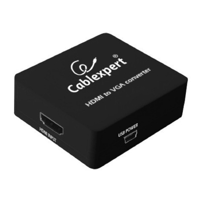 Gembird-Cablexpert Конвертер HDMI->VGA, t DSC-HDMI-VGA-001, HD19FxHD15F (DSC-HDMI-VGA-001)