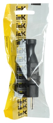Вилка IEK Омега (PKR01-016-2-K02) Прямая