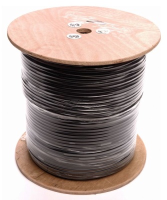 Кабель информационный Lanmaster LAN-6EUTP-OUT кат.6 U/UTP не экранированный 4X2X23AWG PE 305м черный