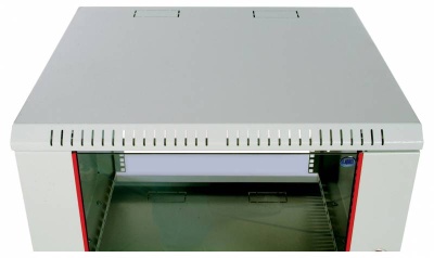 Шкаф коммутационный ЦМО ШРН-Э-6.350.1 6U 600x350мм пер.дв.стал.лист несъемн.бок.пан. серый