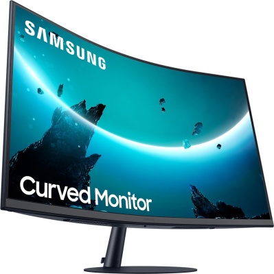 Монитор Samsung 27" C27T550FDR черный VA LED 16:9 HDMI матовая 3000:1 250cd 178гр/178гр 1920x1080 D-Sub DisplayPort FHD 5.1кг