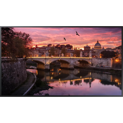 Панель Samsung 65" QB65C черный VA LED 8ms 16:9 DVI HDMI M/M матовая 4000:1 350cd 178гр/178гр 3840x2160 DP RCA Да 4K USB 18.1кг