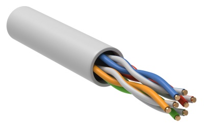 Кабель информационный ITK GENERICA BC1-C5E04-128-305-G кат.5е U/UTP не экранированный 4X2X24AWG LSZH внутренний 305м белый