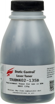 Тонер Static Control TRHM402-135B черный флакон 135гр. для принтера HP LJ M402/M426