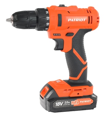 Дрель-шуруповерт Patriot BR 187UES аккум. патрон:быстрозажимной (кейс в комплекте)
