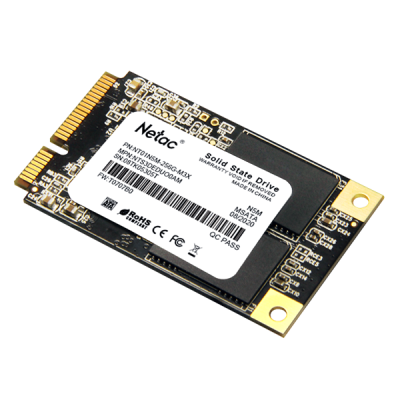 Ssd накопитель Netac SSD N5M mSATA SATAIII 3D NAND 256GB, R/W up to 540/490MB/s, 3y wty (NT01N5M-256G-M3X)