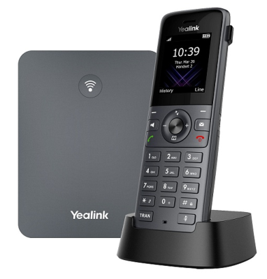 YEALINK DECT-трубка Yealink W73P DECT (база W70B+трубка W73H) до 10 SIP-аккаунтов, до 10 трубок на базу, до 20 одноврем. Вызовов (W73P)