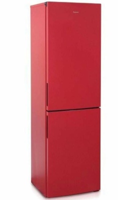 Холодильник Бирюса H6149 красный двухкамерный 245/135 л морозилка снизу, автоматическое оттаивание