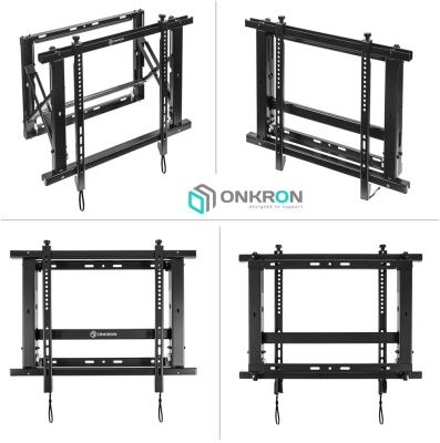 Кронштейн для телевизора Onkron PRO7M черный 40"-70" макс.45кг настенный наклонно-выдвижной