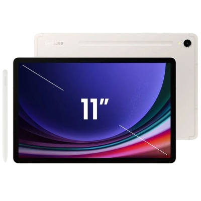 Планшет Samsung Galaxy Tab S9 SM-X716B Snapdragon 8 Gen 2 3.36 8C RAM8Gb ROM128Gb 11" Super AMOLED 2X 2560x1600 3G 4G ДА Android 13 бежевый 13Mpix 12Mpix BT GPS WiFi Touch microSD 1Tb 8400mAh