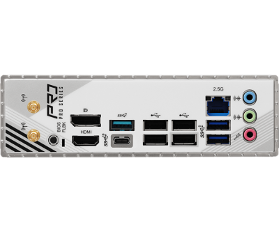 Материнская плата ASROCK B850M PRO RS WIFI, AM5, B850, 4*DDR5, 4*SATA, 3*M.2, 4*USB 2.0, 3*USB 3.2, Type-C, 2*PCIx16, 1*M.2 (Key E), HDMI+DP,  mATX