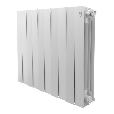 Радиатор биметаллический Royal Thermo PianoForte 500 Белый - 10 секц.