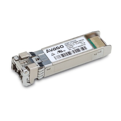 Волоконно-оптический приемопередатчик Avago AFBR-735SMZ Transceiver 25GbE (25G/10G), SFP28, 25GBASE-SR, LC MM 100m, 850nm VCSEL laser, DMI, (0C...70C), bail de-latch, Foxconn Avago
