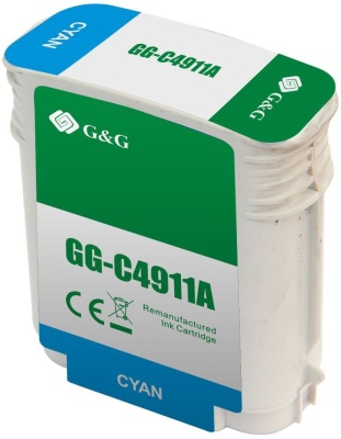 Картридж струйный G&G GG-C4911A голубой (72мл) для HP DJ 500/800C