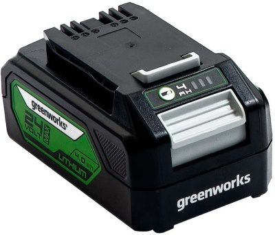 Greenworks Аккумулятор G24B4II, { 24v, li-ion, 4 А·ч, пиковый ток 55А } [2938407]