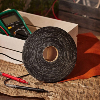 Rexant 09-2412 Изолента х/б 15х0,35 мм (ролик 50 м/500 г) (1-ПОЛ)